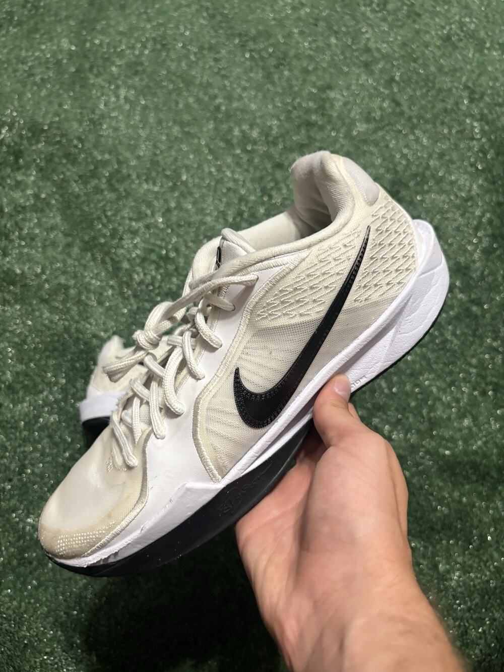 Nike Sabrina 1 White Black Size 10.5 Basketball Shoes HF3234-100